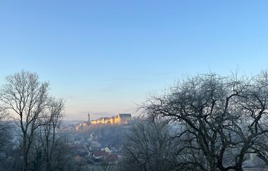 Ausblick nach Kirchberg