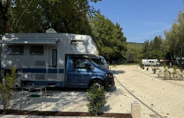 Camper auf Campingplatz in Neckarsulm CamperChillCorner