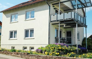 Außenansicht mit Terrasse | Ferienwohnung Rast & Ruh | Neudenau | HeilbronnerLand