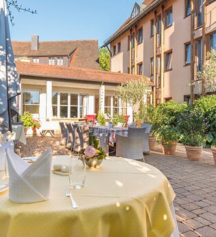 Landhaus Wolf in Schwäbisch Hall: Terrasse