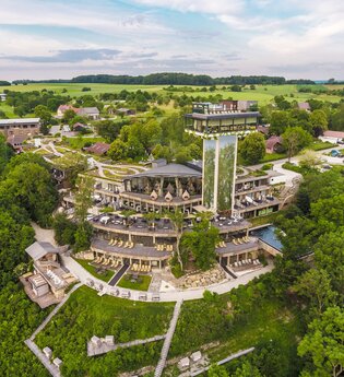 Luftaufnahme Mawell Resort Langenburg