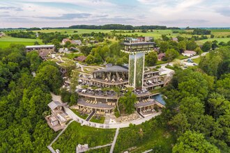 Luftaufnahme Mawell Resort Langenburg