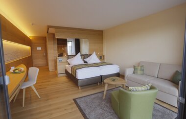 Zimmer im Mawell Resort Langenburg