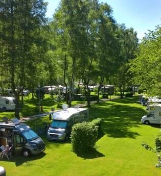 Naturcamping Braunsbach Stellplatz