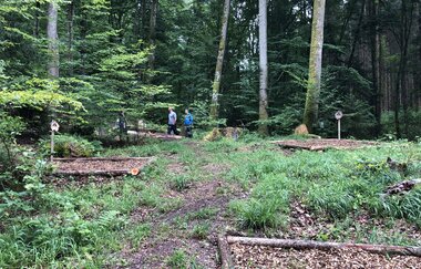 Zeltplätze im Trekking-Camp Bachgeflüster