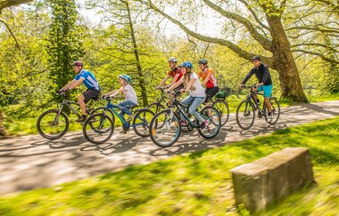 Neckartal-Radweg bei Heilbronn