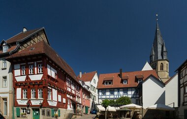 Mittelalterlicher Marktplatz | Fachwerkstadt Eppingen | HeilbronnerLand