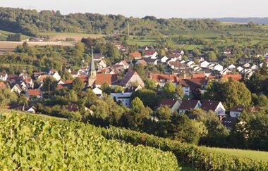 Kleingartach mit Weinberge, Stadt Eppingen