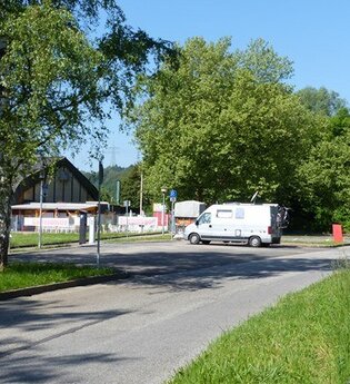 Wohnmobilstellplatz am Enztalradweg