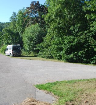 Wohnmobilstellplatz an der Tauber- am Sportplatz Creglingen