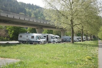 Wohnmobilstellplatz an der Tauber in Wertheim