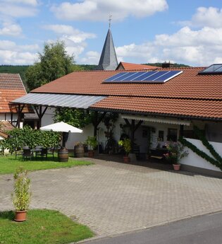 Wohnmobilstellplatz bei Winzerhof M. Baumann
