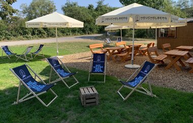 Sitzgruppe am Stellplatz Heuchelberg Weingärtner | Schwaigern | HeilbronnerLand