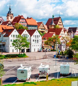 Wohnmobilstellplatz im Metterbogen Bietigheim-Bissingen