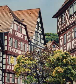 Malerische Fachwerkstadt Mosbach / Odenwald