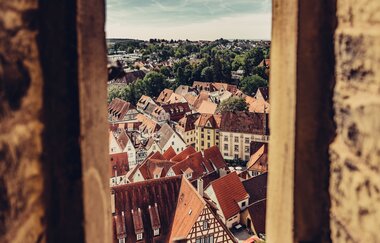 Ausblick vom Blauen Turm auf die Altstadt
