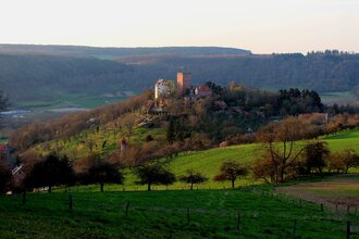 Burg und Burgpark Gamburg bei Werbach