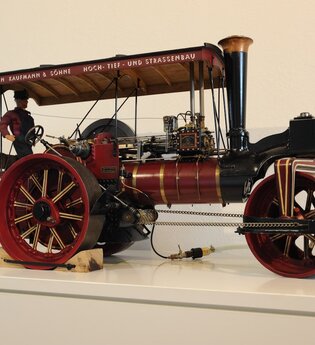 Ausstellungsstück im Eisenbahn und Dampfmodellmuseum Blaufelden