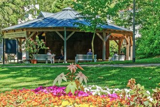 Gradierpavillon im Kurpark