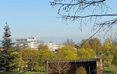Gradierwerk mit Kur-Kliniken