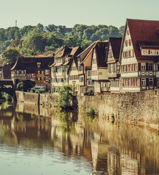 Schwäbisch Hall Ansicht von Henkersbrücke