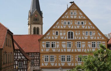 Fachwerk am Marktplatz in Möckmühl | HeilbronnerLand