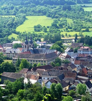 Kloster Gerlachsheim mit Garten