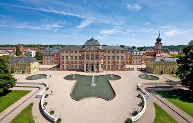 Schloss Bruchsal von oben