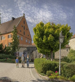 Zugang zum Obersontheim Schloss
