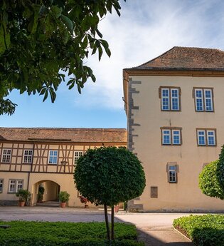 Schloss Schrozberg: Innenhof