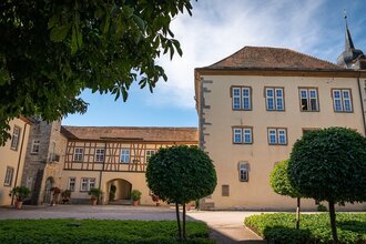 Schloss Schrozberg: Innenhof