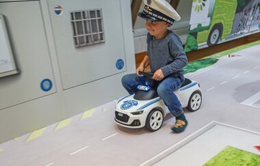 Indoor-Verkehrsparcour