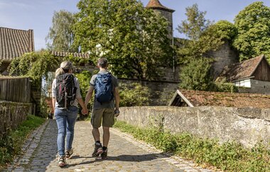Wandern bei der Tannenburg in Bühlertann
