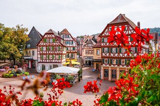 Mosbacher Fachwerk am Marktplatz