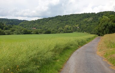 Kocher-Jagst-Radweg bei Jagsthausen