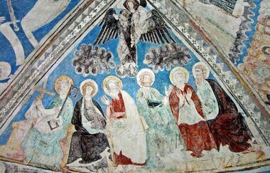 Sankt Gangolf-Kapelle Neudenau | Fresko aus dem 13. Jahrhundert | HeilbronnerLand
