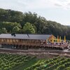 Drohnenaufnahme vom Weinausschank Christophsblick am Michaelsberg