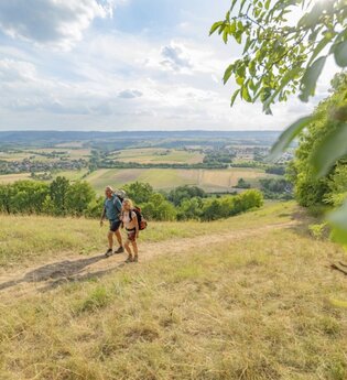 Kocher-Jagst-Trail:  Aussicht am Einkorn bei Schwäbisch Hall