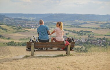 Kocher-Jagst-Trail: Auf dem Einkorn bei Schwäbisch Hall