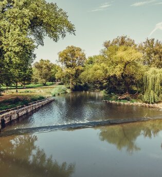 An der Jagst in Crailsheim
