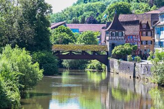 Holzbrücke in Schwäbisch Hall