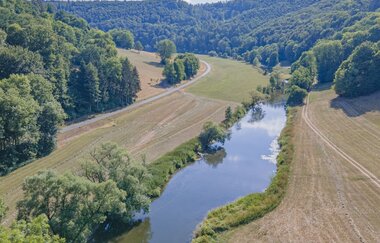 Kocher-Jagst-Trail: Blick ins Jagsttal