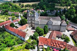 Die Klosteranlage von oben