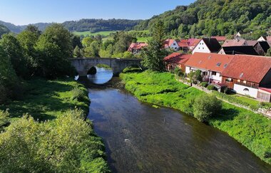 Heimhausen mit der Jagst