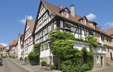 Altstadt von Gundelsheim mit Fachwerkhäusern