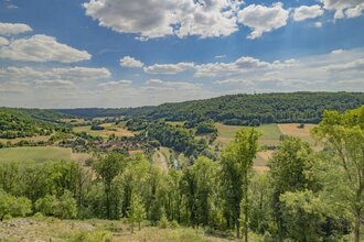 Blick von Langenburg ins Jagsttal